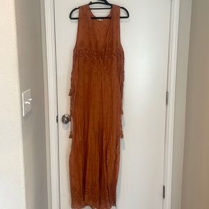 L Free People Sun's Out Jumpsuit